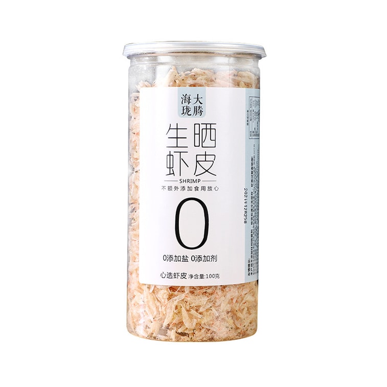 商品詳情 - 海大瓏騰 生曬蝦皮 淡乾海米蝦皮 頂級高鈣 瓶裝 0添加鹽0添加劑 100g - image3