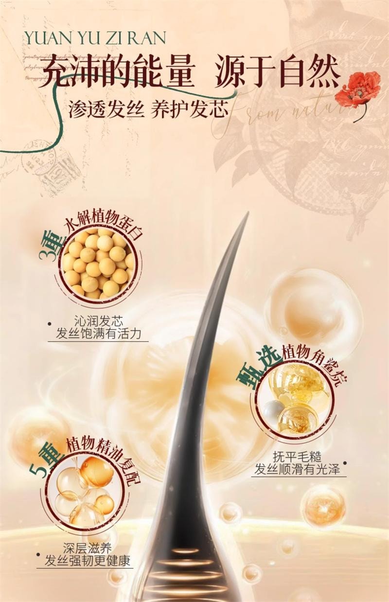 【中國直郵】 固然堂 護髮素 多肽角蛋白發膜 修護乾枯補水順滑柔順護髮素蛋白矯正 250g