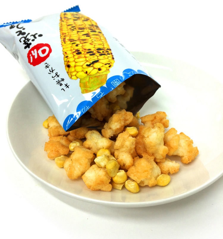 日本YOSHIMI 酥脆香甜燒玉米仙貝 10袋入 北海道人氣伴手禮