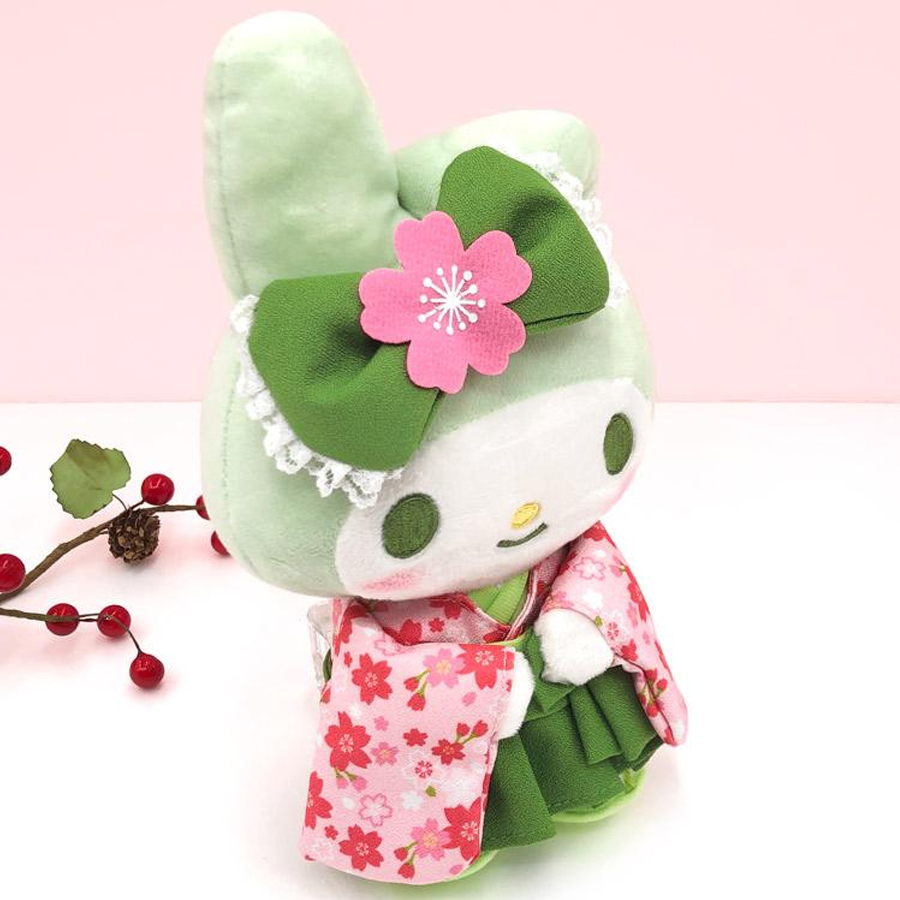 [Livraison directe du Japon] Sanrio Japon My Melody Série de kimonos matcha Porte-clés en peluche Pendentif 1 pièce
