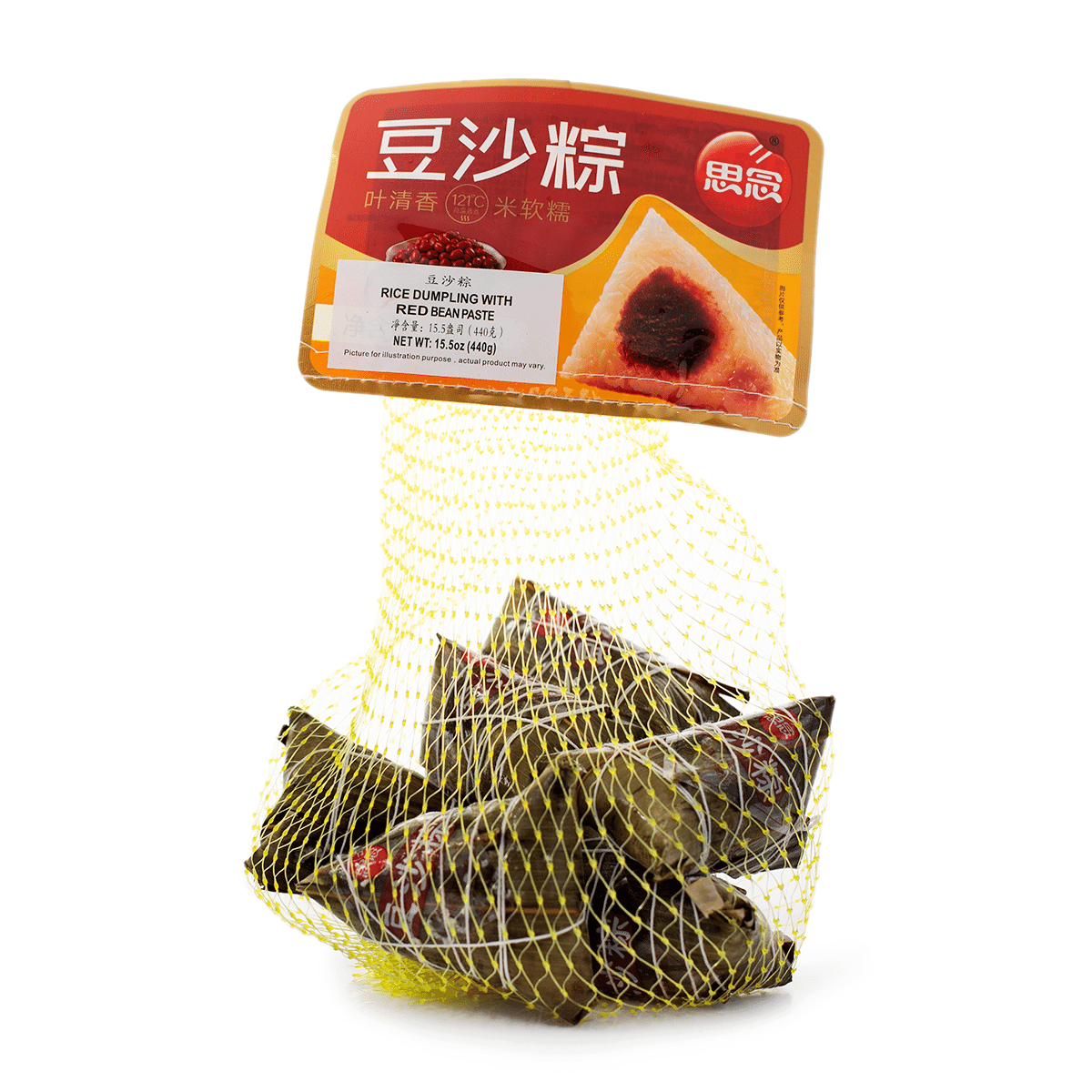 Synear Rice Dumpling with Red Bean, Frozen 6pc 440 g