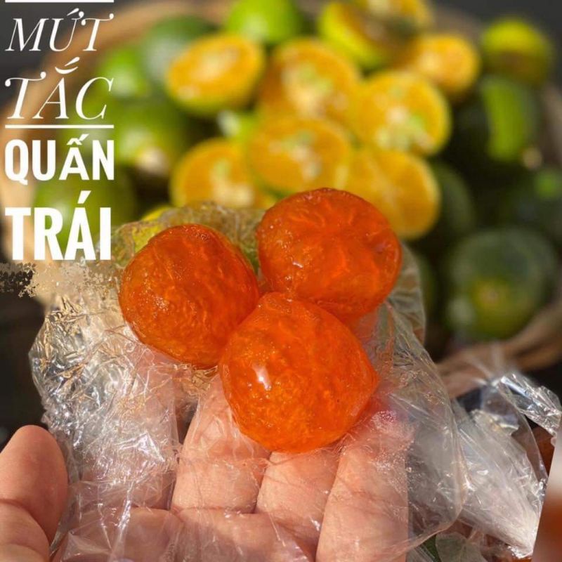 MỨT TẮC TRÁI QUẤN NGÀY XƯA CHUA NGỌT NGUYÊN VỊ (image 2)