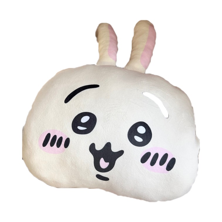 商品详情 - 【中国直邮】自嘲熊Chiikawa Usagi 暖手抱枕 约25cm*40cm*10cm 乌萨奇开心 1件|*预计到达时效3-4周 - image0
