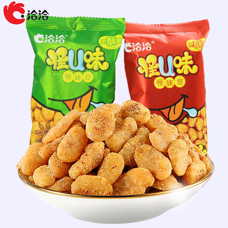 洽洽怪味豆五香+麻辣蚕豆 50 克