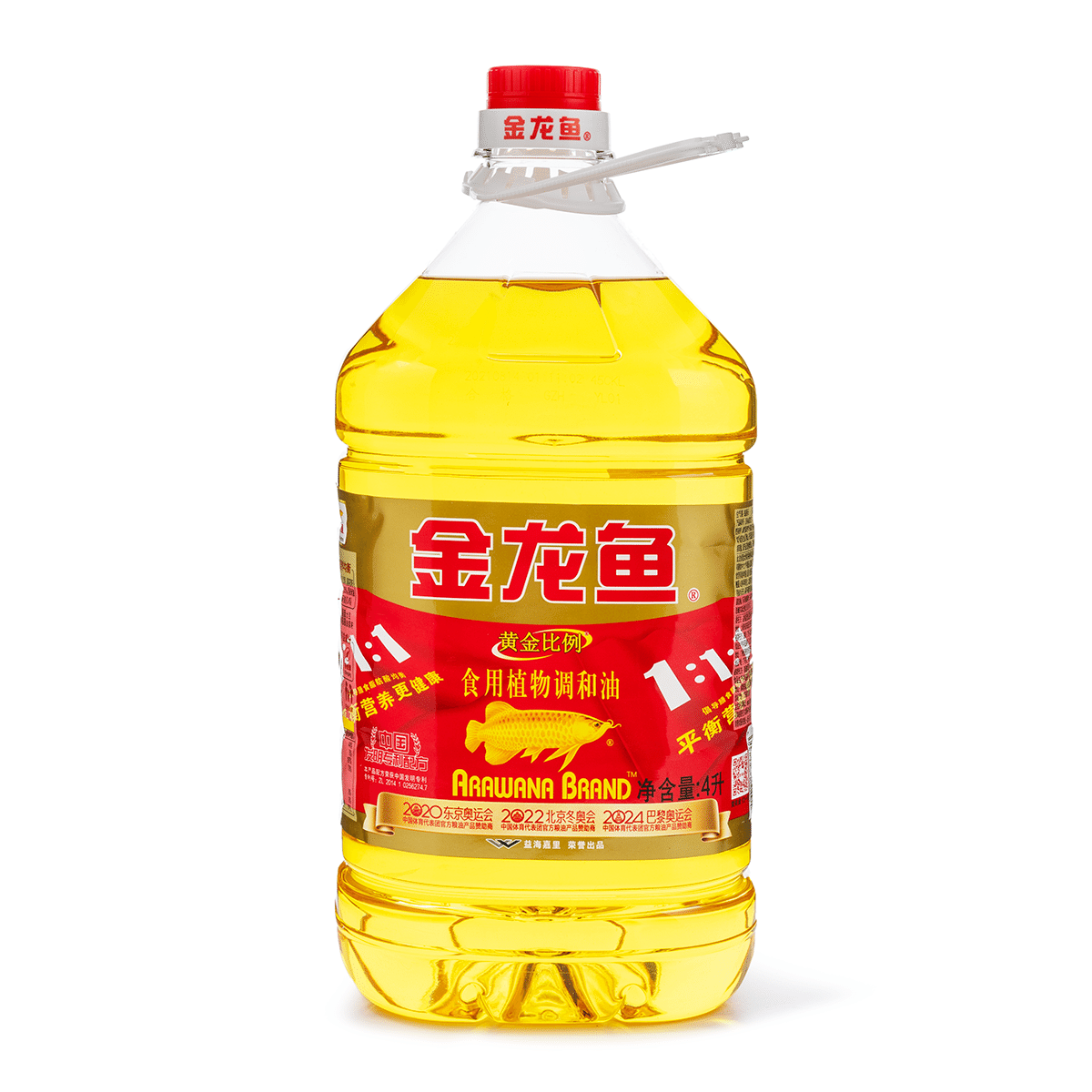 金龙鱼 食用植物油调和油 4000 毫升