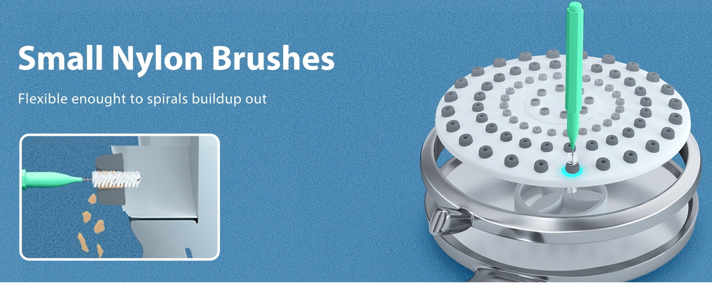 shower head cleaning brush