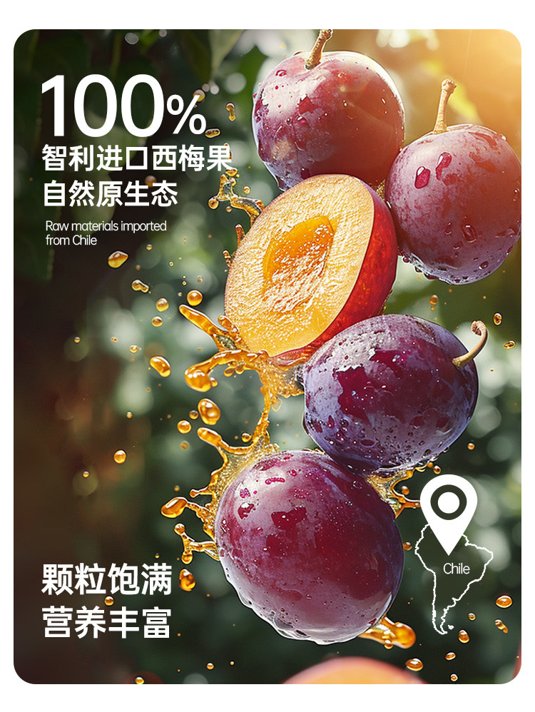 onlytree 益生元西梅汁纤维果饮 100ml【0脂0蔗糖 富含膳食纤维】【6大益生元   大餐救星 】