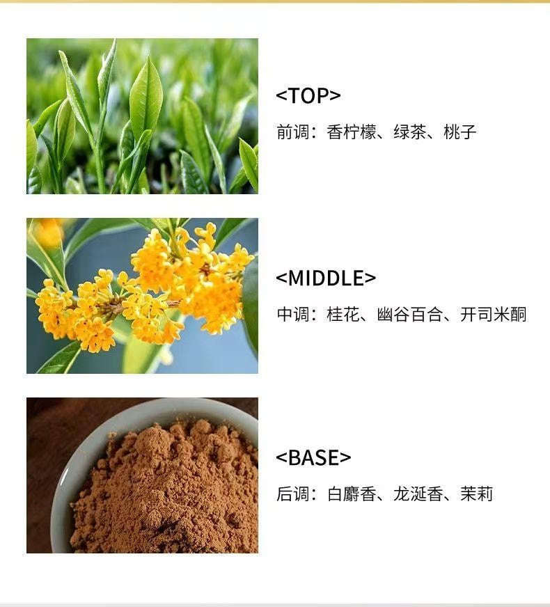 谢馥春 国风香水 香氛香薰 栀子清茶 东方茶萃 独特匠心 空气清新香水 50ml