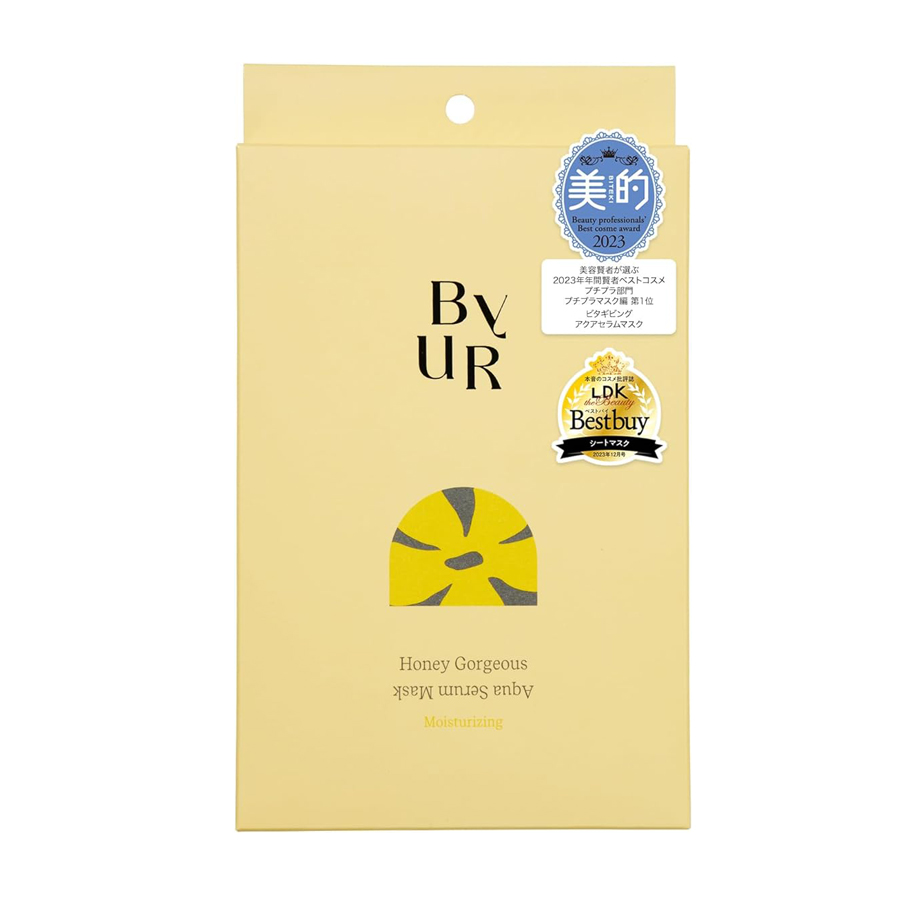 ByURバイユア フェイスパック シートマスク アクアセラムマスク 4枚 個