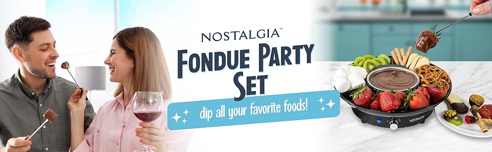 Fondue party set