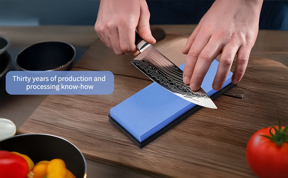 Sharpening Stone, Single sided whetstone, knife sharpener stone with a precision