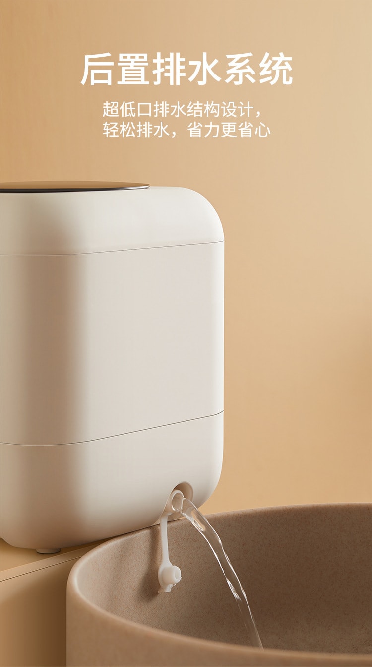 【中国直邮】梵洛  无线迷你洗衣机袜子内裤洗衣机USB充电便携式内衣洗衣机 蓝光抑菌  充电款