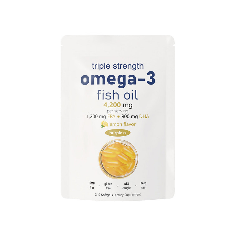 Fish Oil with Vitamin E Softgels 1 each
