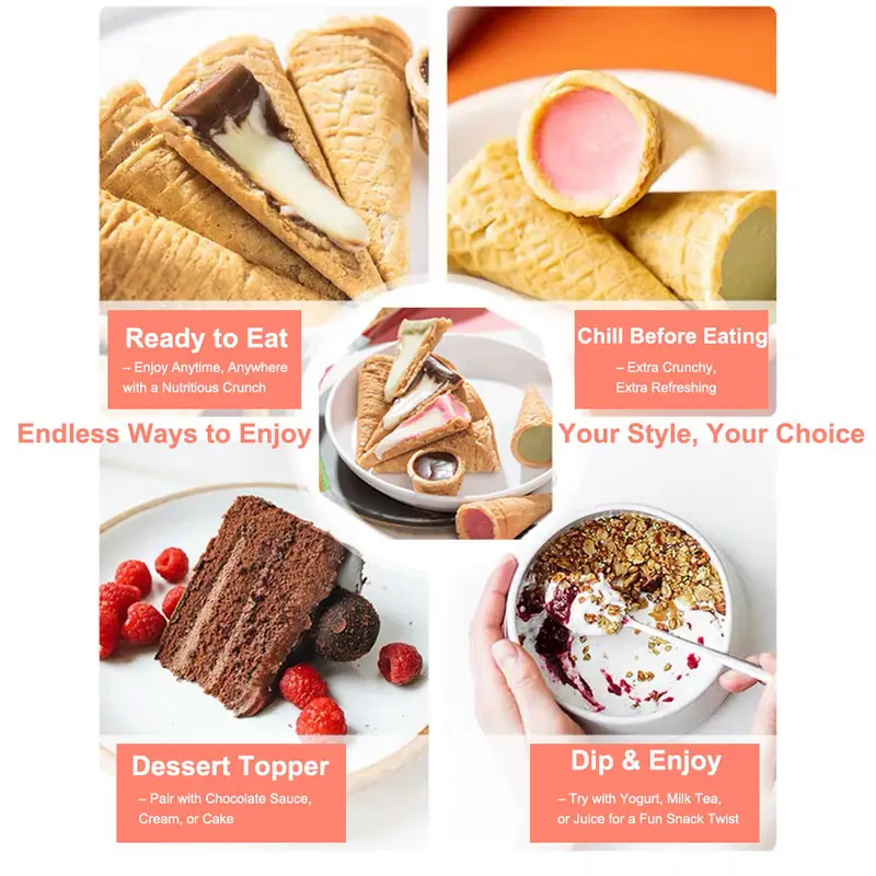 萬聖節點心禮品包 7件套 · 混合糖果和糕點 · 火山蛋糕，芒果蛋糕，水果軟糖，巧克力/草莓/抹茶冰淇淋錐形糖果 · 派對禮物 商品詳情 9