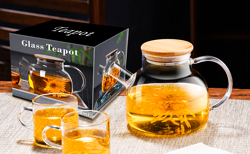 glass teapot