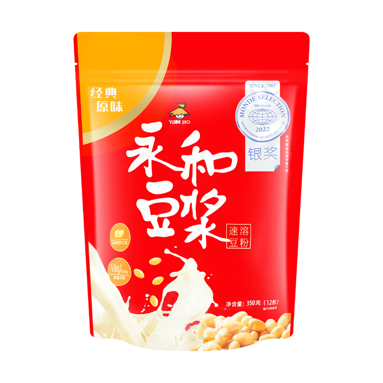 商品详情 - 永和豆浆 经典原味豆浆粉 非转基因大豆 12包入 350g - image1