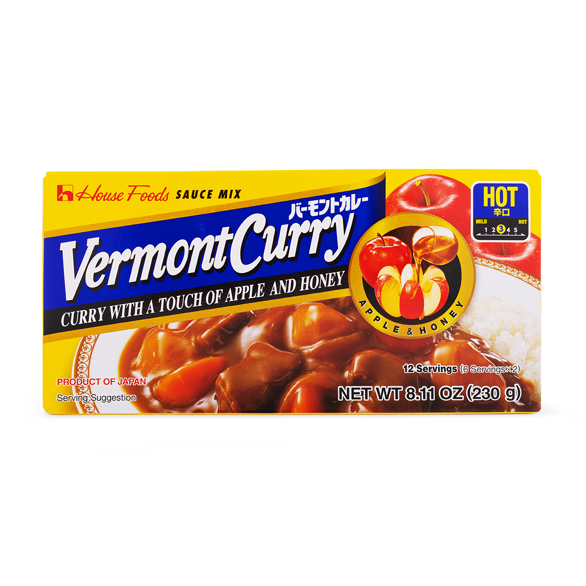 ハムモンドカレー ハウス食品 バーモントカレー 中辛 - Weee!