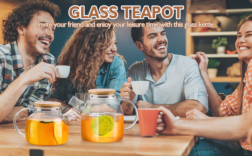 Glass teapot