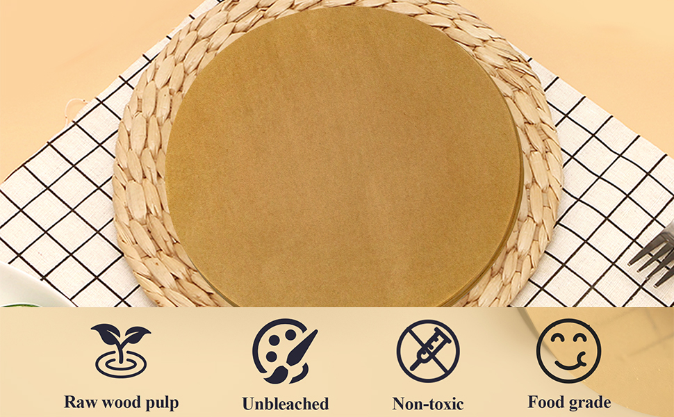 8 Inch Parchment Paper Rounds