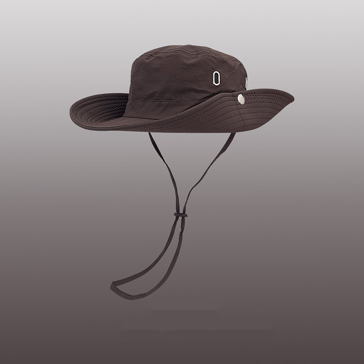 Outdoor Sun Hat Fisherman Coffee 1 each