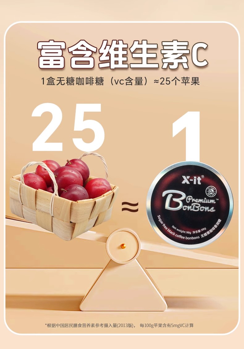 X-it Sugar-Free Coffee Candy 98g 98 g - Weee!