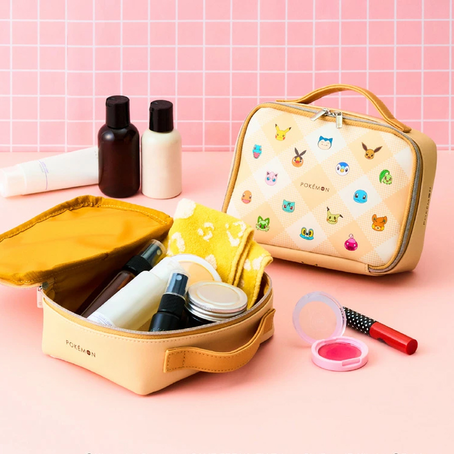 【日本直郵】 日本 POKEMON 寶可夢 情人節限定 化妝收納包 巧克力 5個入/包