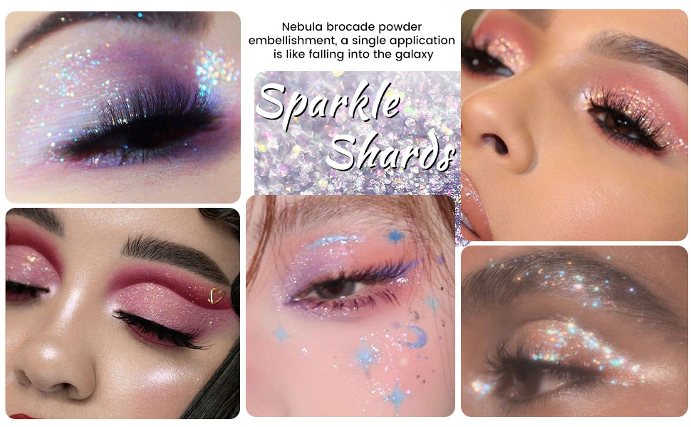 liquid matte and glitter eyeshadow