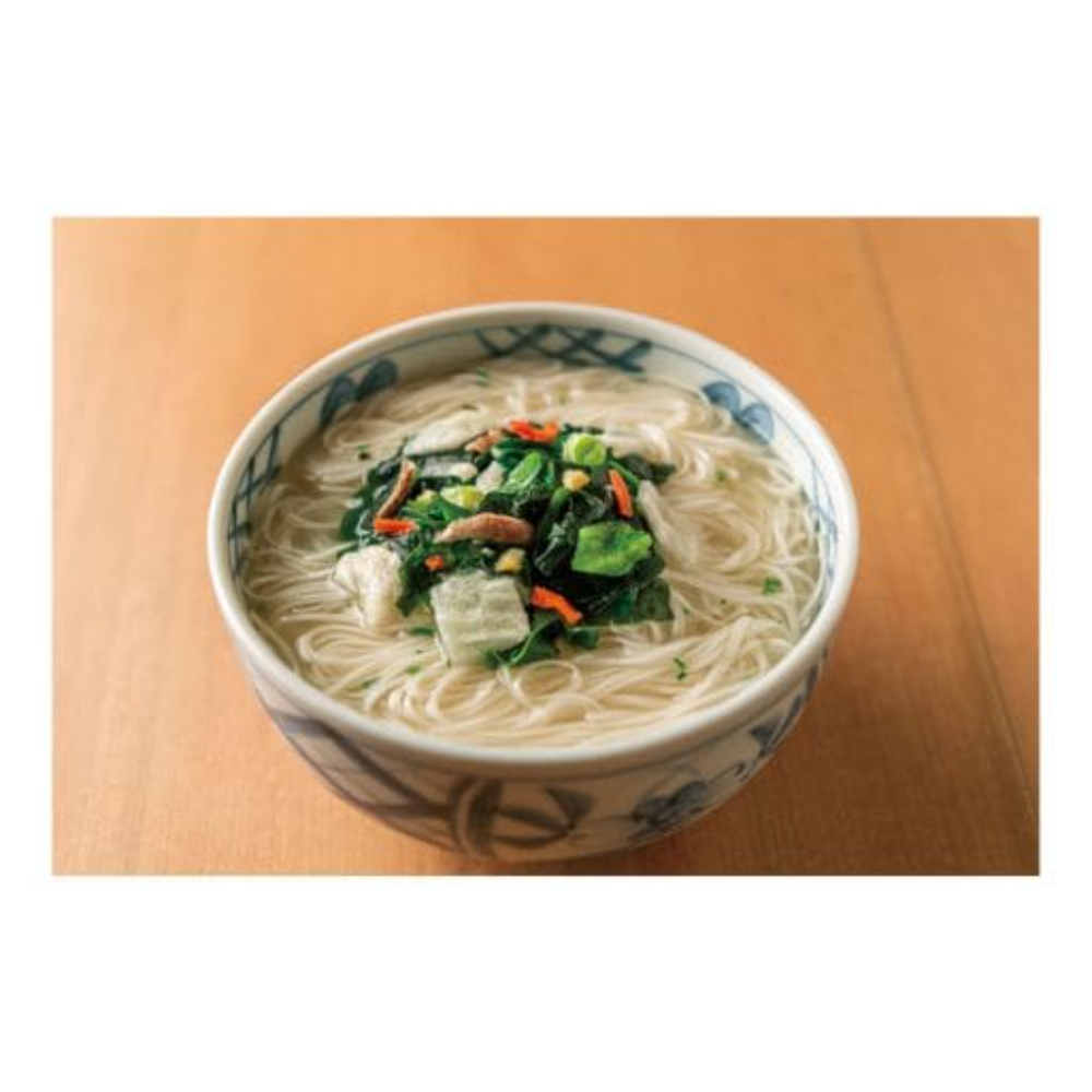 【日本直邮】 日本 坂利制面所 【不含动物及鱼贝类成分】素食盐味汤面1人份