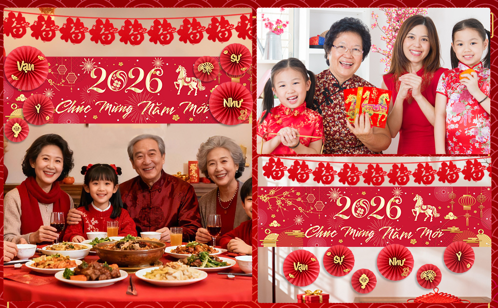 lunar new year decorations 2026