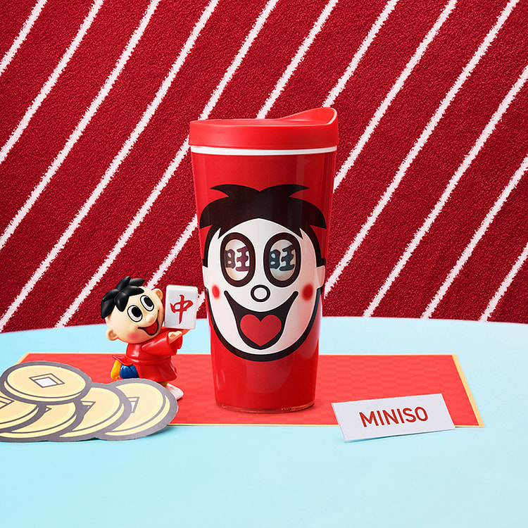 Want Want Lucky Series Spinning Plastic Cup 1 case