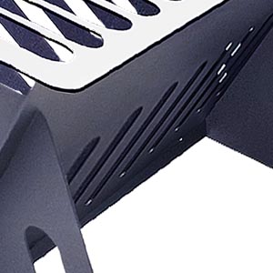 Bodkar mini grill foldable portable charcoal grill, good ventilation