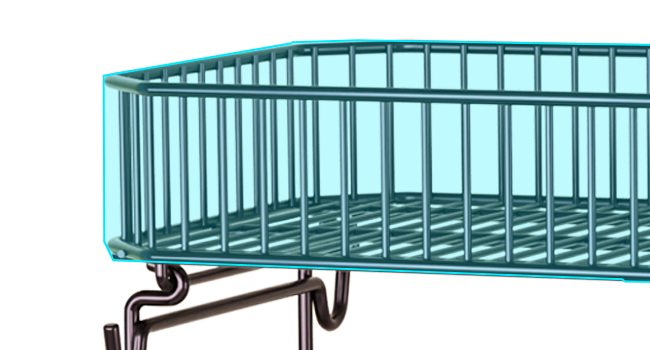 廚房檯面雙層水果籃，