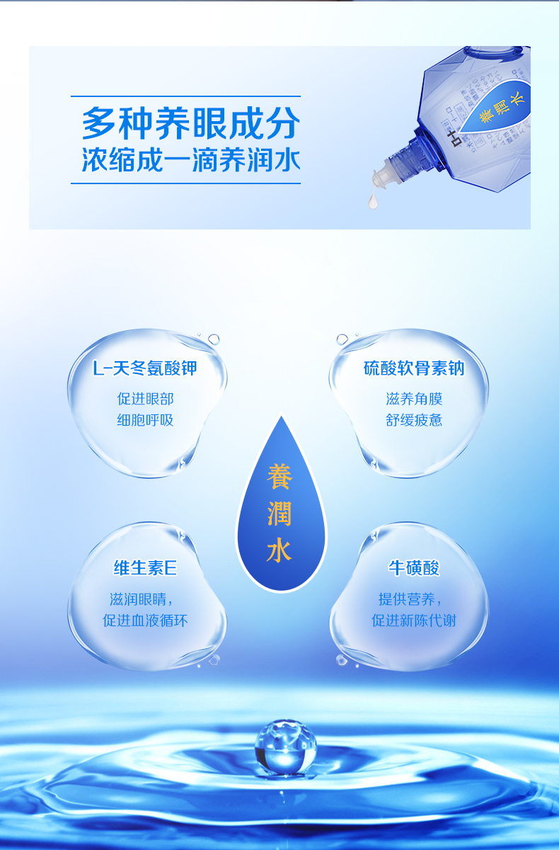 DHL直髮[日本直郵]樂敦 夜間護眼修復養潤水 眼藥水 13ml