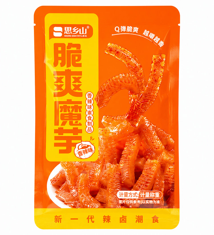 思乡山脆爽魔芋爽 香辣魔芋丝 18 克