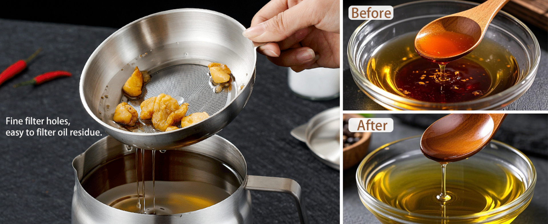 cooking oil container
