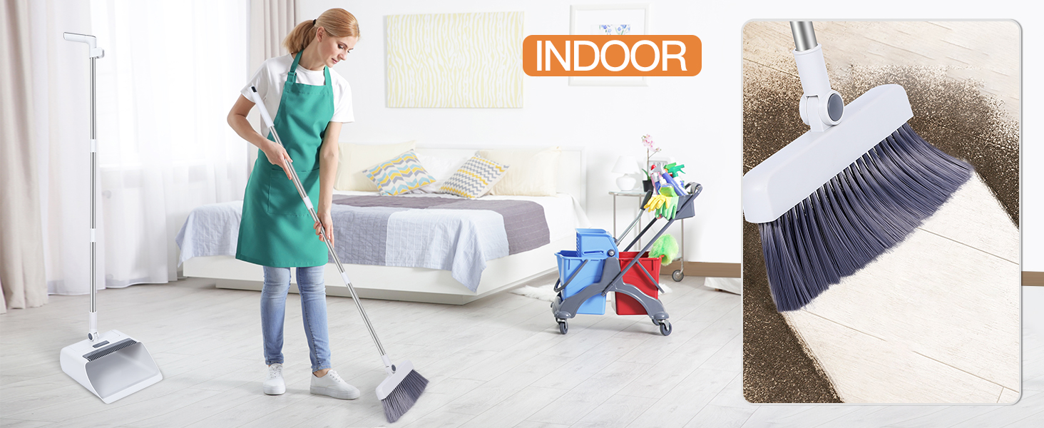sweeper broom household cleaning tools dustpan long handle collapsible broom