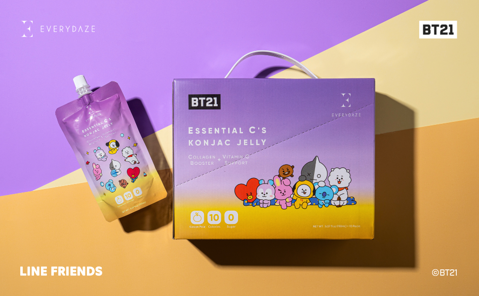 BT21 Korean Pear Konjac Jelly
