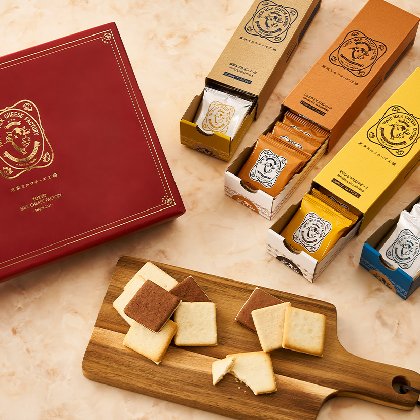 Tokyo Milk Cheese Factory New Year Gift Box 4 Flavors 40 Pcs - Detail