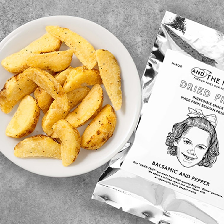 商品詳情 - 【日本直郵】日本AND THE FRIET 超級網紅系列薯條 黑胡椒味 60g - image0