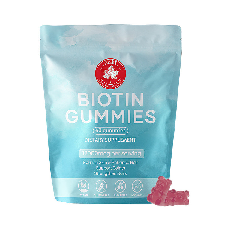 Raspberry Biotin Hair Growth Gummies 200 g