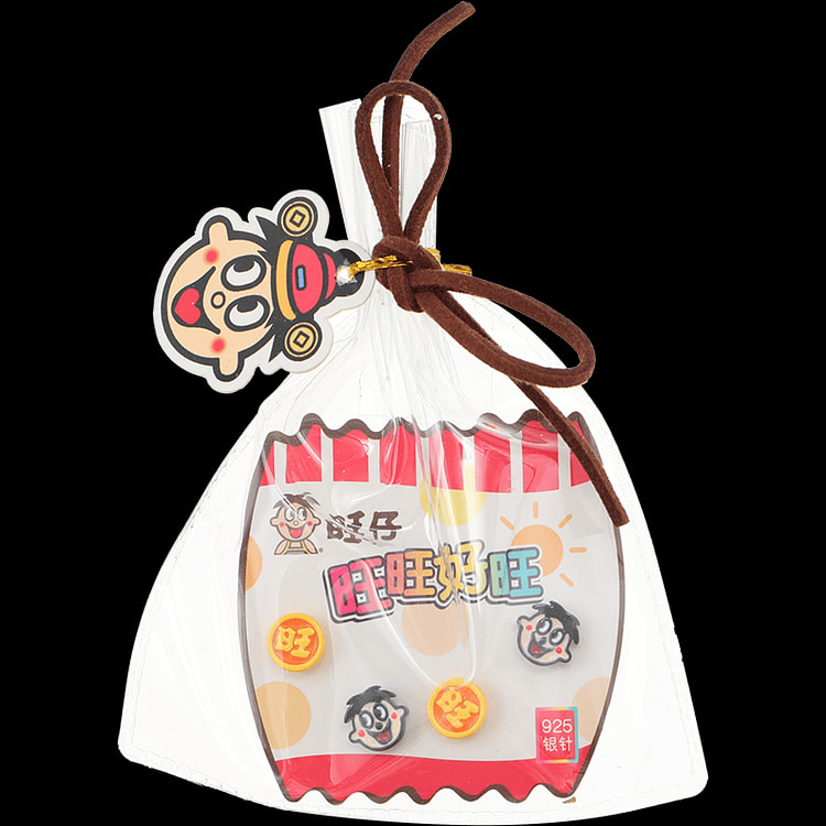 ワンワン ラッキーシリーズ ピアス (4個) - QQゼリー 1 ケース