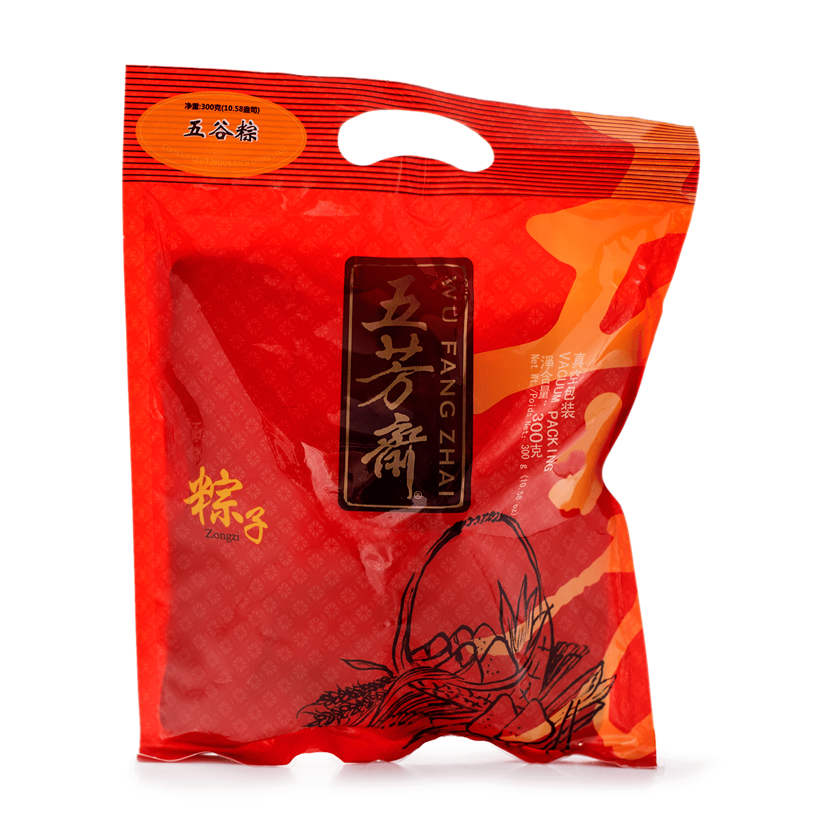 WFZ 五種穀物粽 中華ちまき 6個入 300 グラム