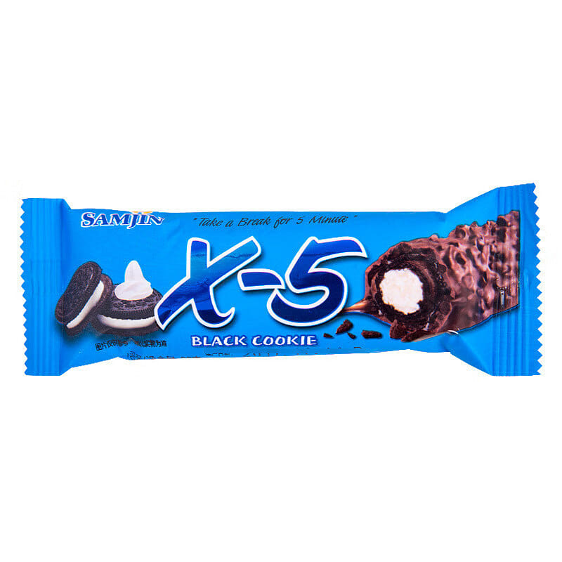 Korean SAMJIN X-5 Chocolate Bar Oreo Chocolate Flavor 36g 36 グラム