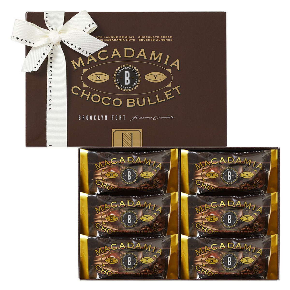 GRAMERCY NEW YORK Valentine Macadamia Chocolate Taco 6pc Weee!