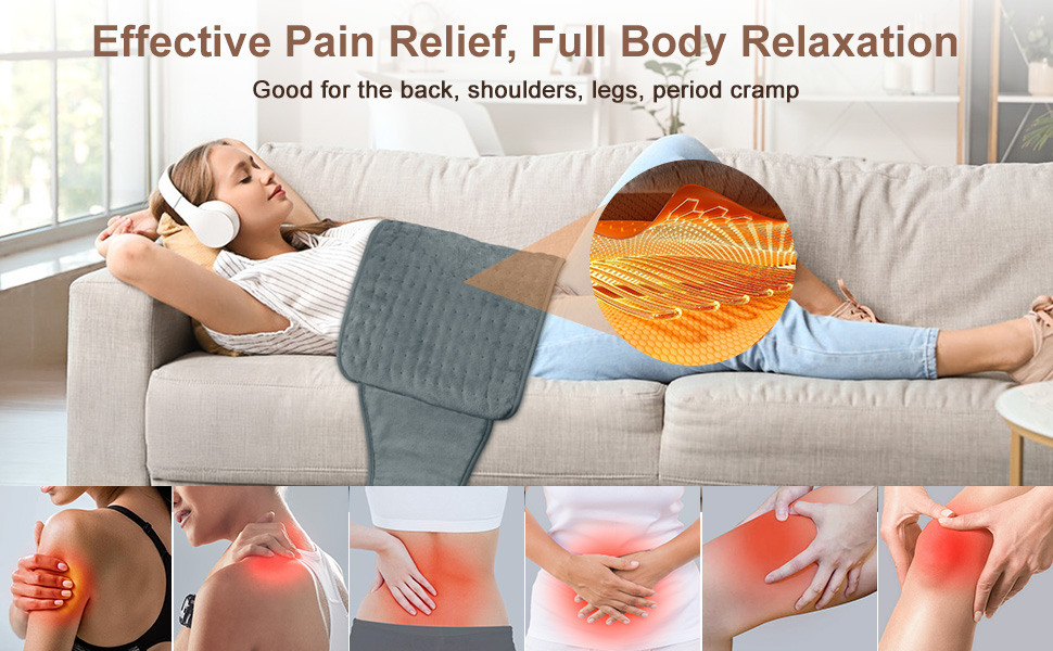 heating pad for back pain relief