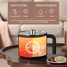 Electric cooking pot materials