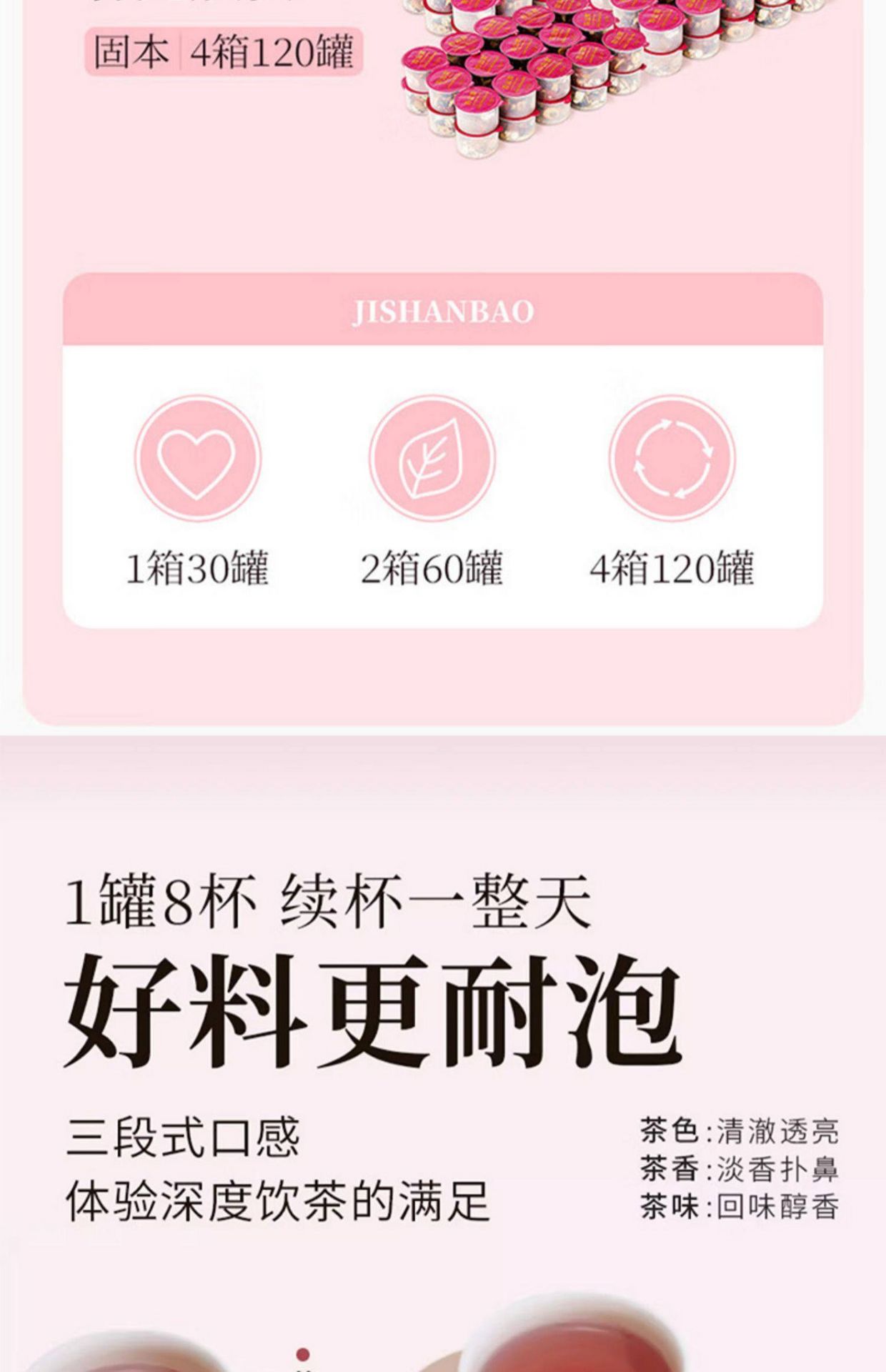 吉山寶 24味紅參阿膠女神茶 養顏補氣補血滋補花茶 1 盒 - Weee!