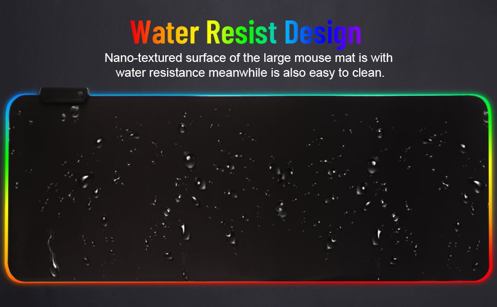 1. Extra-large size: 35.4 X 15.7 inches (900mm x 400mm x 4mm), supports full-size keyboards, and has