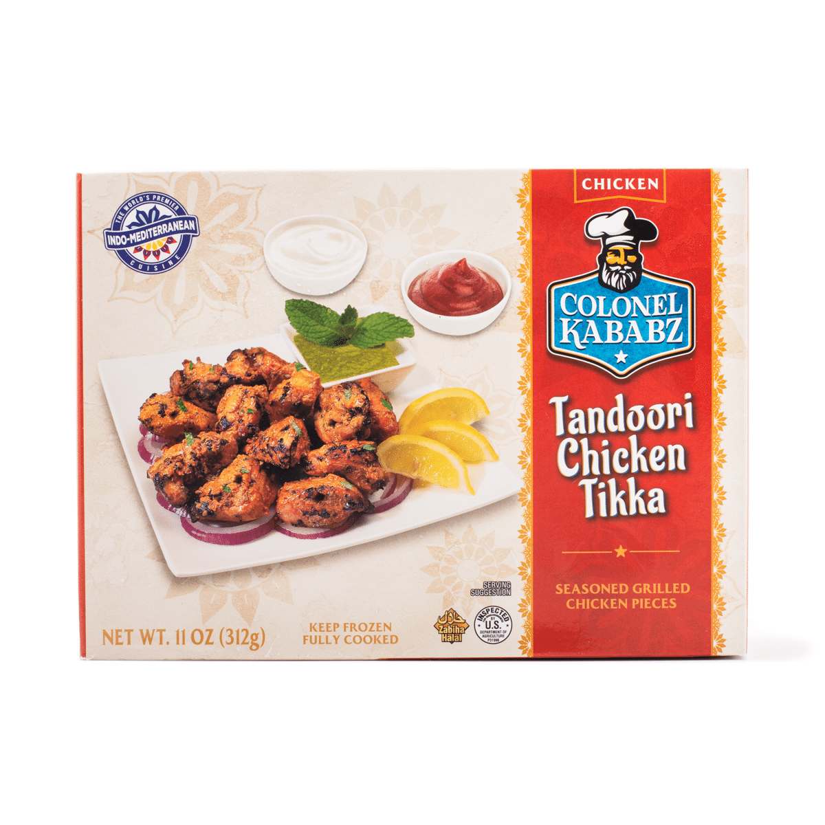 Colonel Kababz Tandoori Chicken Tikka, Frozen 11 oz