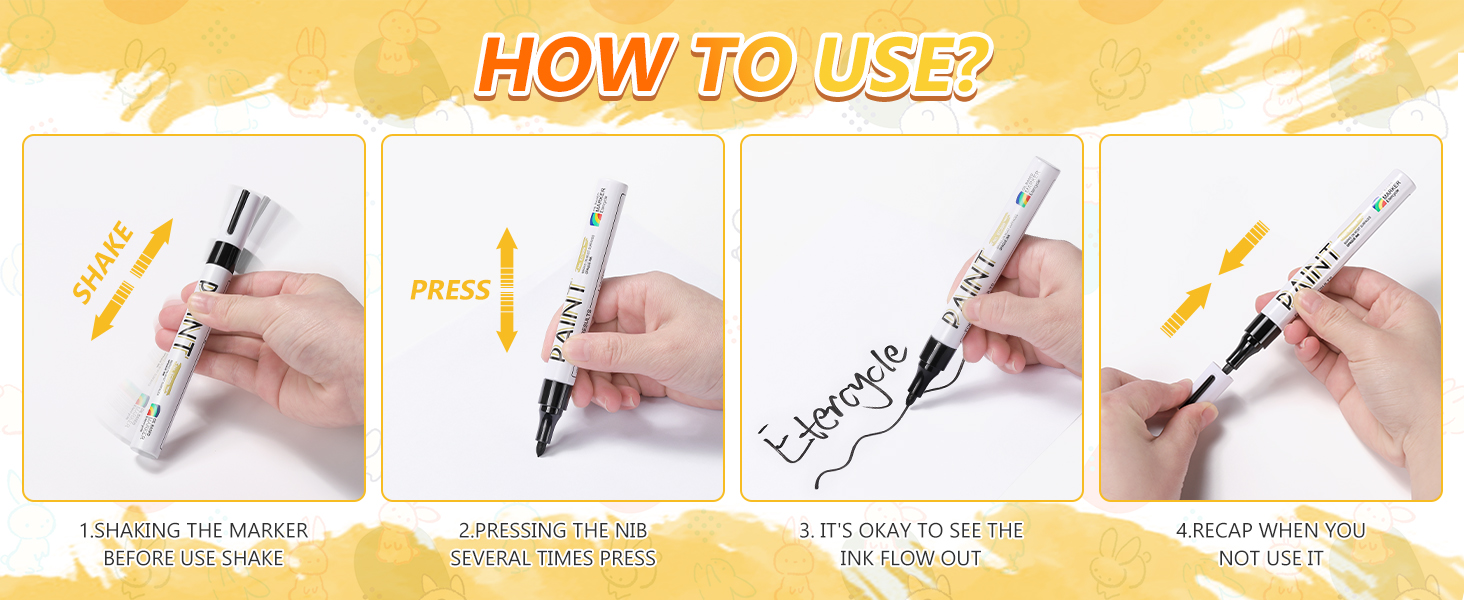 Etercycle Permanent Markers Paint Pens